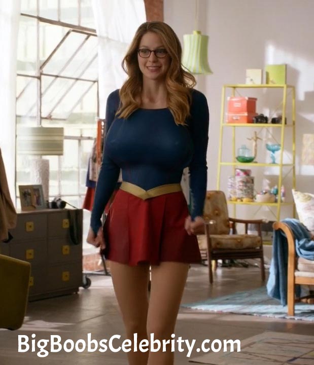 Supergirl Melissa Benoist Naked Big Tits Leaks Big Boobs