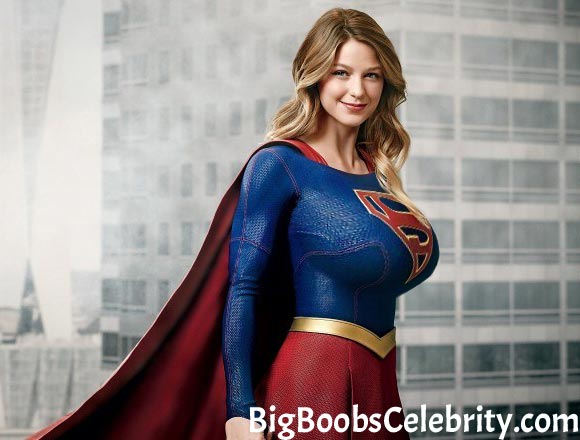 Supergirl Melissa Benoist naked big tits leaks â€“ Big Boobs Celebrities