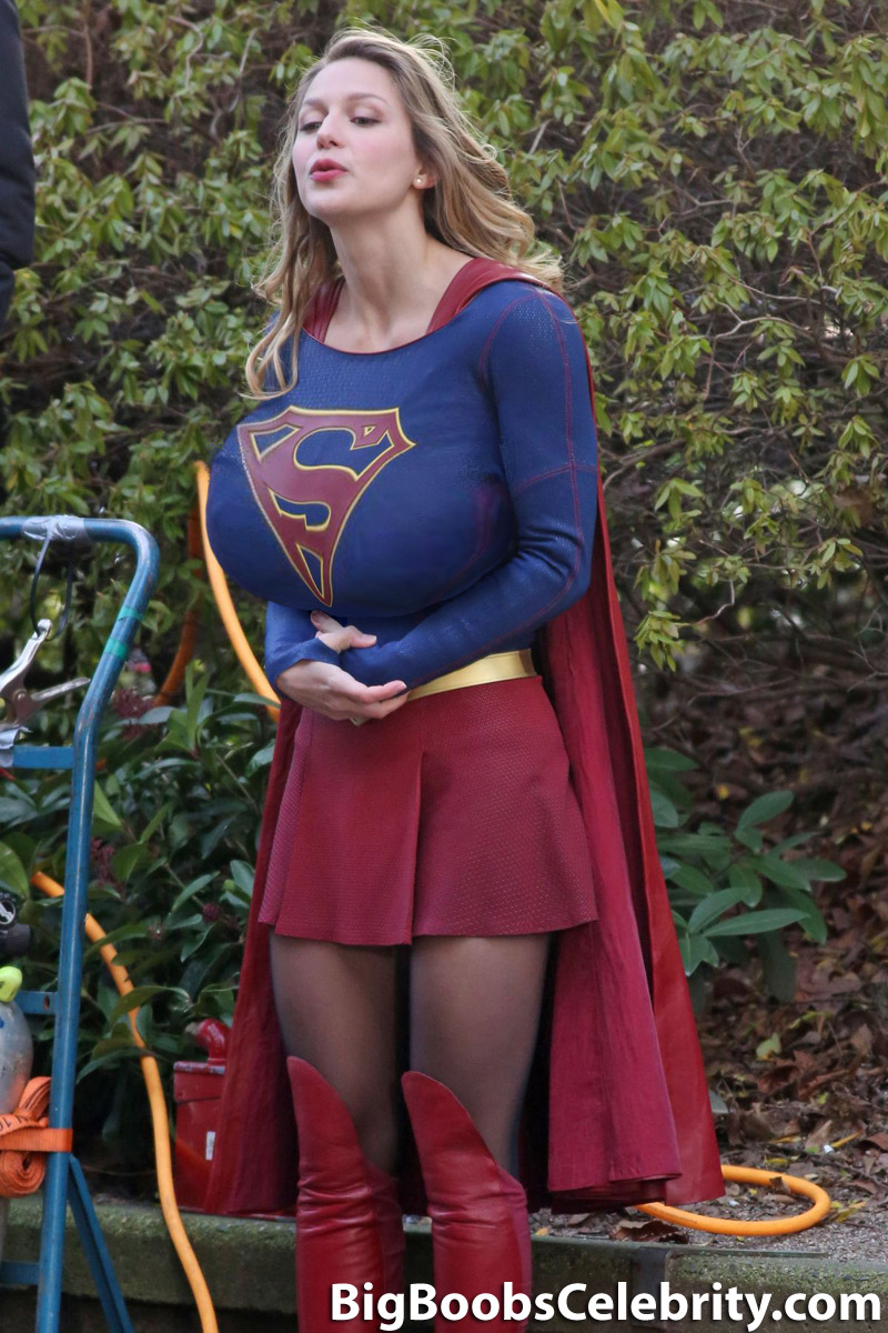 Supergirl Tit Fuck - Supergirl Melissa Benoist huge tits â€“ Big Boobs Celebrities