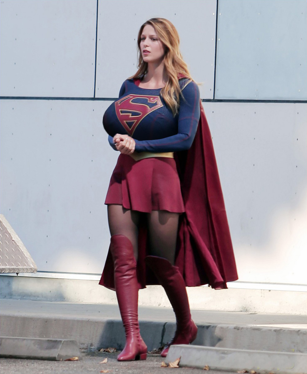 Supergirl Melissa Benoist Huge Tits Big Boobs Celebrities Biggest Tits In The World