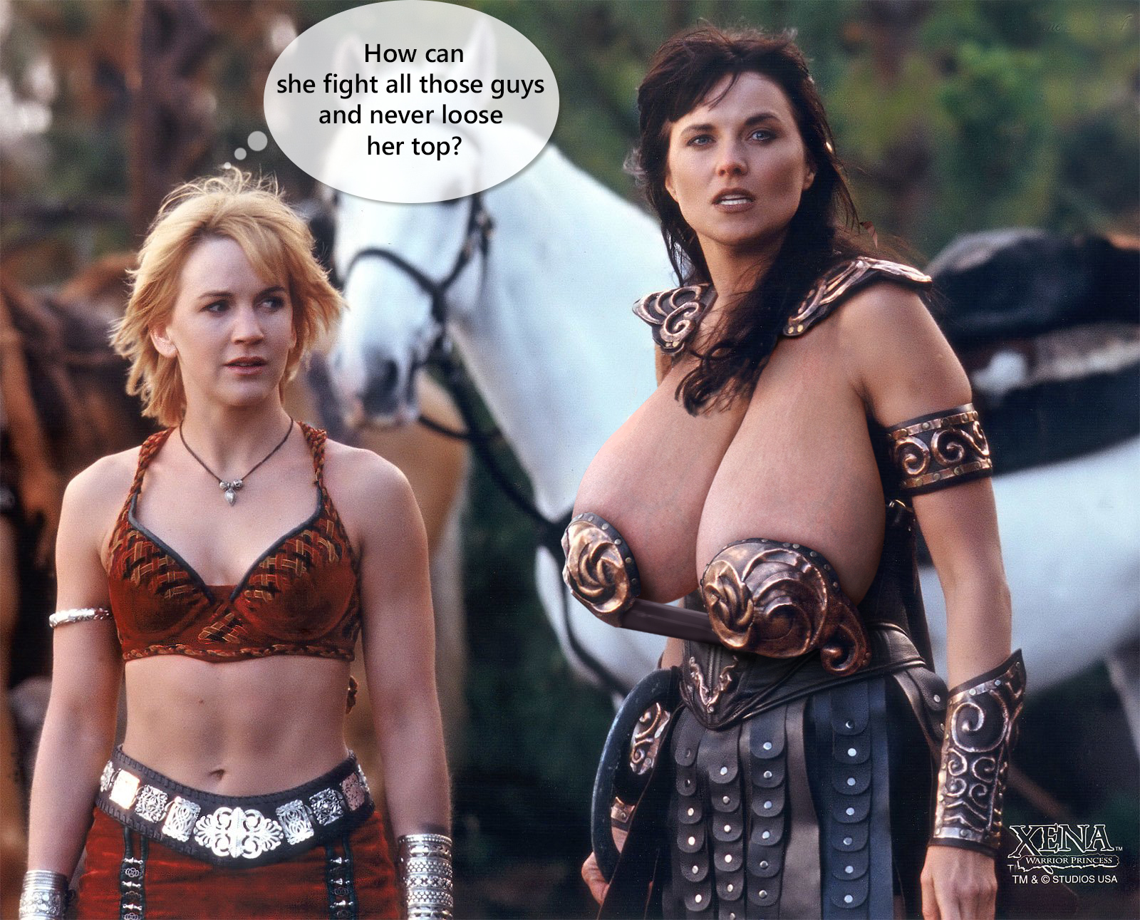 Xena big tits