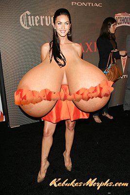 267px x 400px - Megan Fox got massive heavy tits â€“ Big Boobs Celebrities