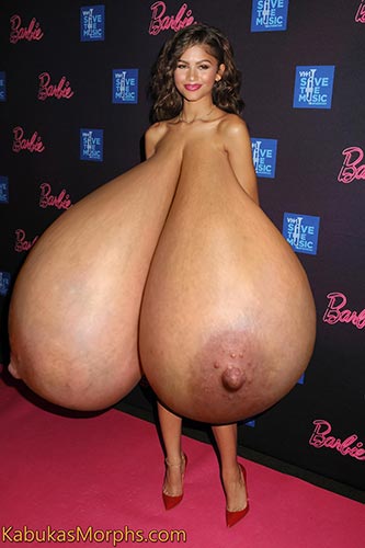 Zendaya huge saggy boobs exposed in public â€“ Big Boobs Celebrities